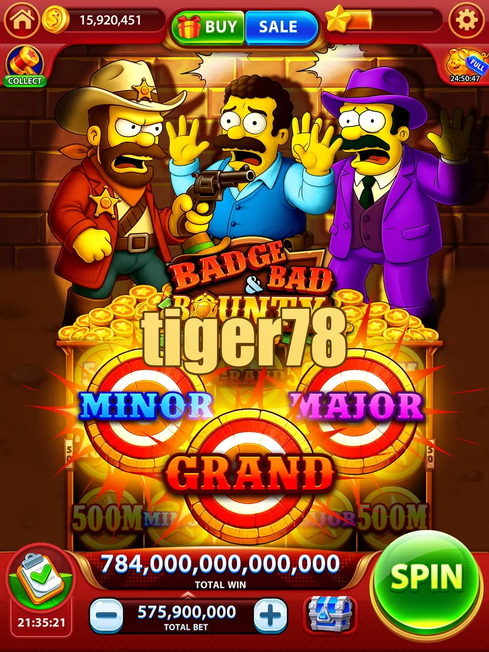 tiger78 Masuk